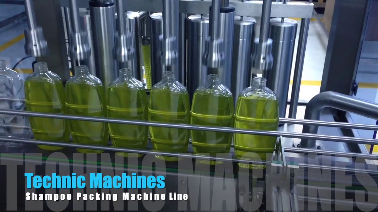 Shampoo Packing Machine Line Filling Capping and Labelling