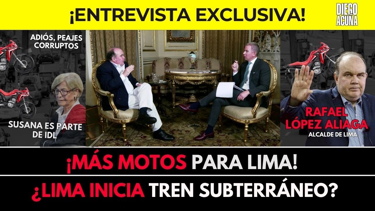 🎙 López Aliaga: 