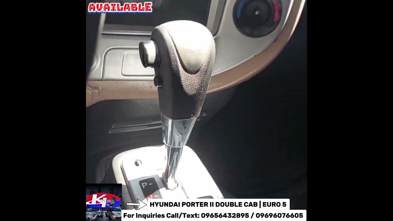 AVAILABLE HYUNDAI PORTER II DOUBLE CAB AUTOMATIC EURO 5😍🥰