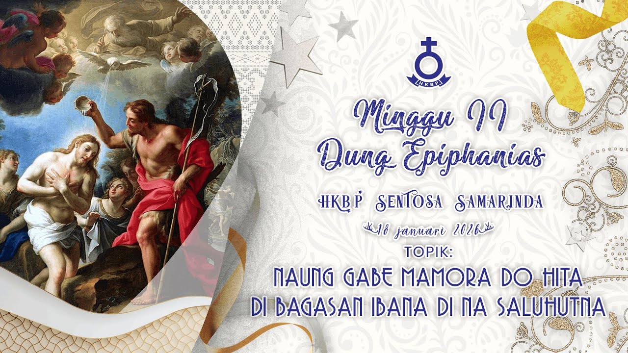 [10.00 WITA] MINGGU II DUNG EPIPHANIAS :  18 JANUARI 2026