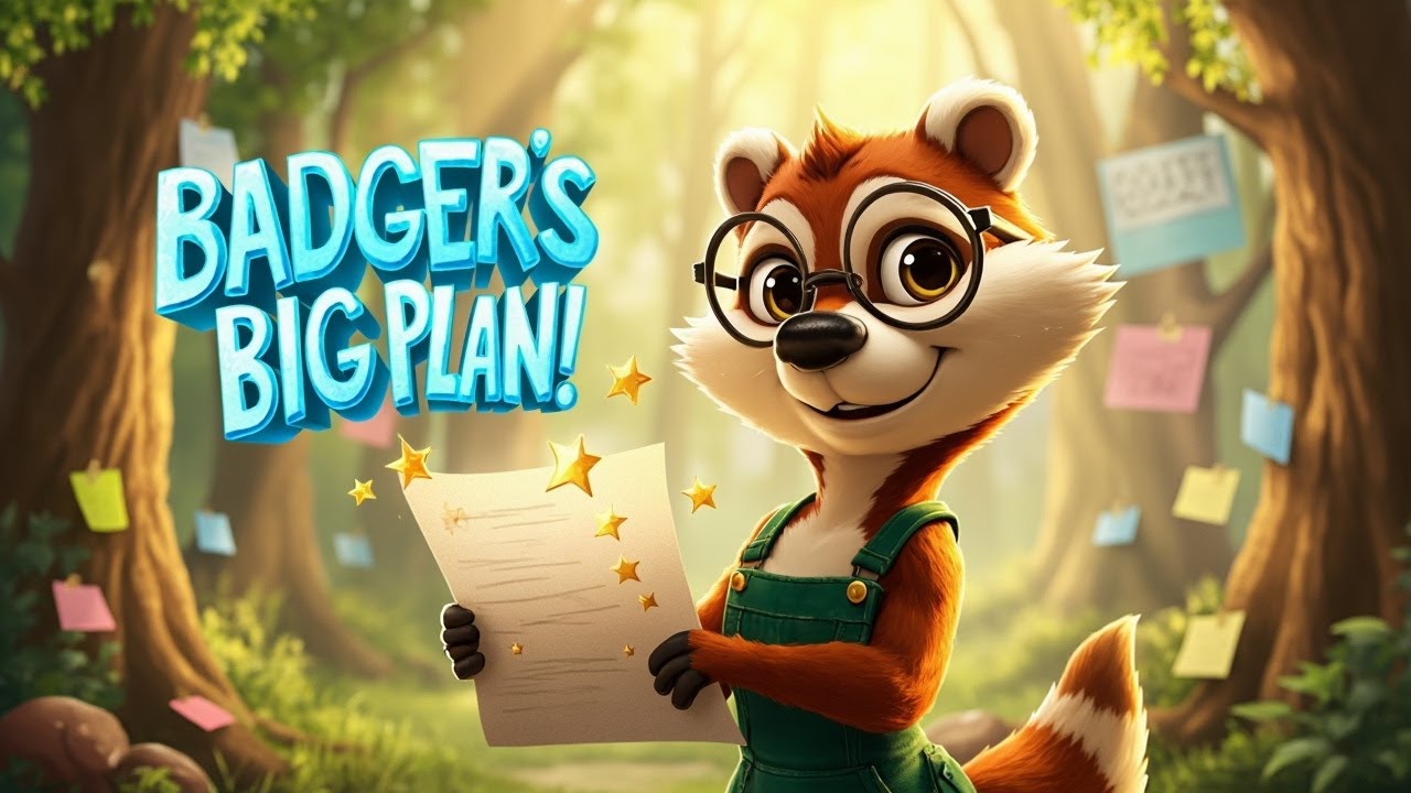 Badger&rsquo;s Big Plan 🦡✨ | PopSoar Original Song for Kids