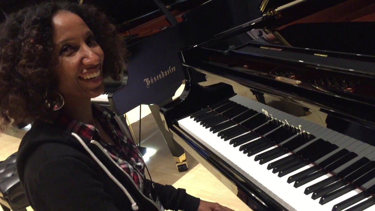 NAMM 2017 Victoria Theodore on the Bosendorfer 280VC grand