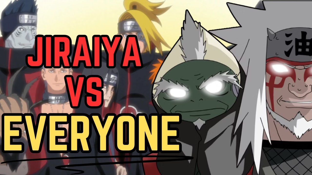 Jiraiya VS Every Member Of The Akatsuki / Naruto