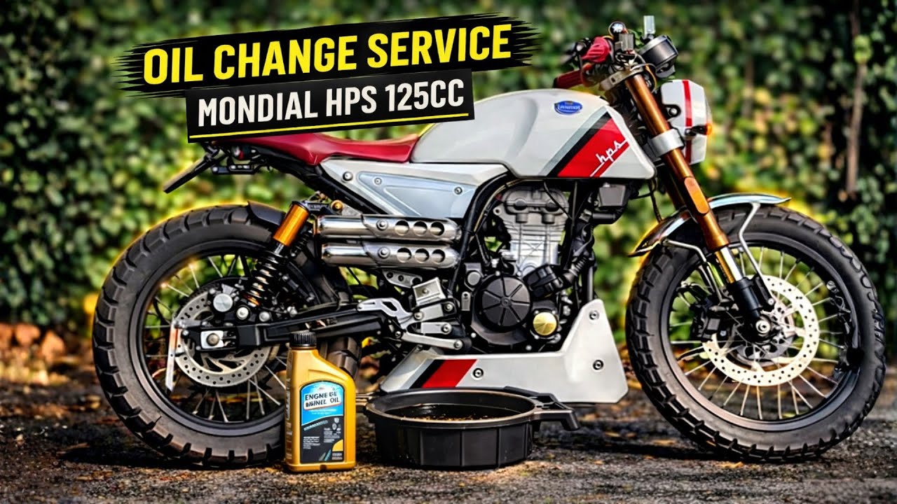 Как заменить масло в Fb Mondial HPS 125