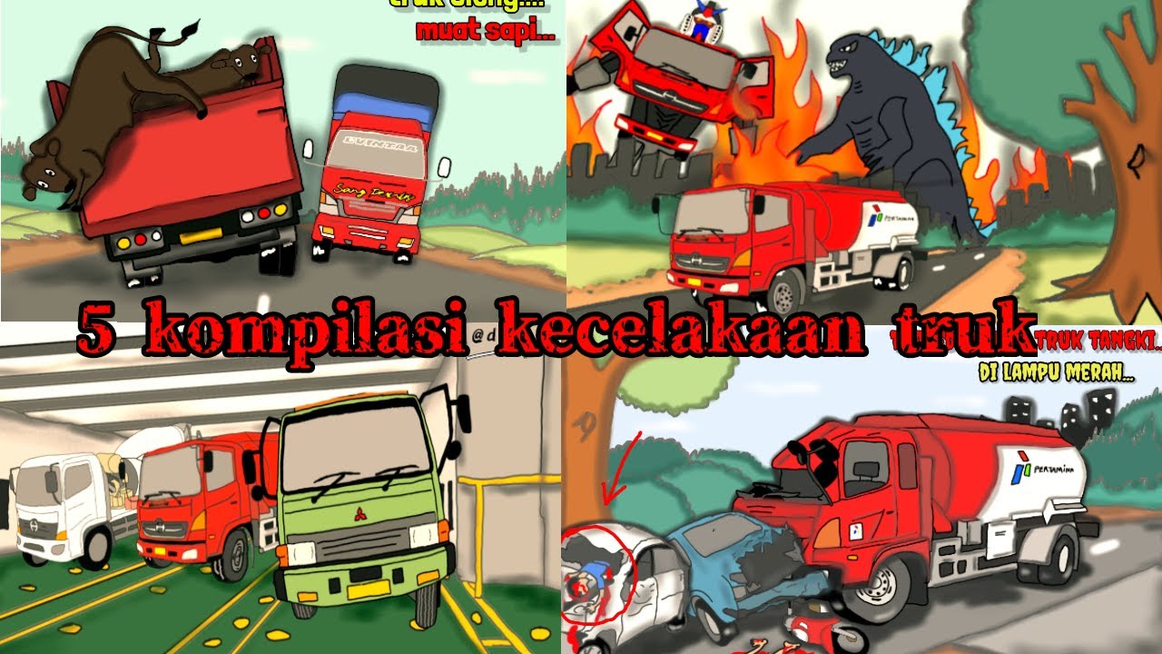 kompilasi kecelakaan truk oleng, truk oleng asli, truk oleng parah, truk muat pasir | gambar truk