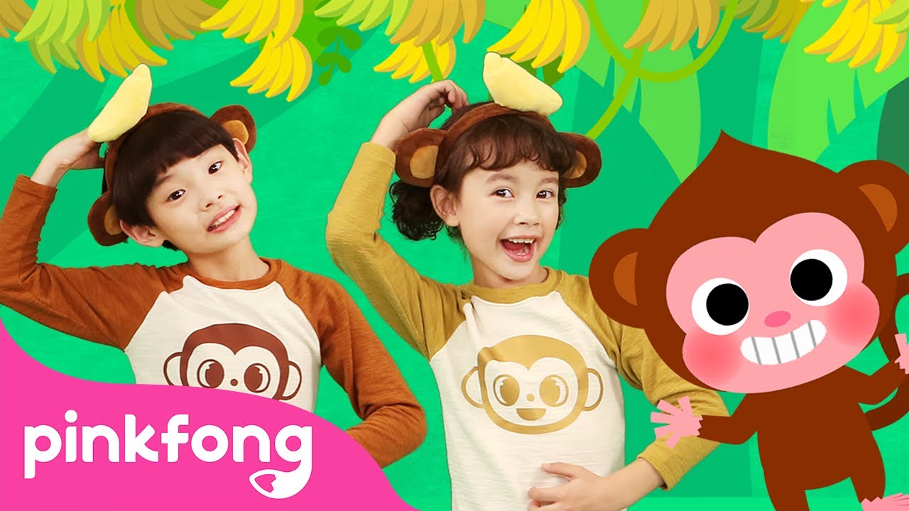 Monkey Banana | Mono Banana | Pinkfong Canciones Infantiles