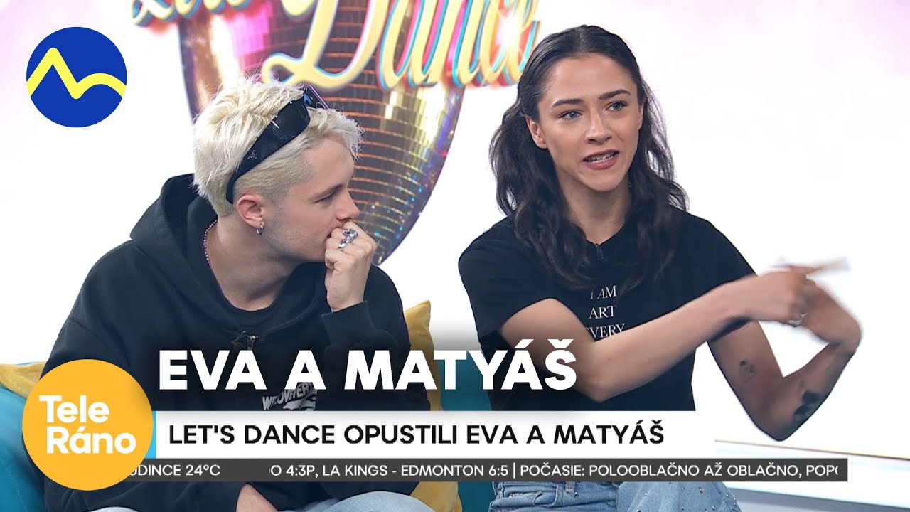 Eva a Matyáš vypadnutý pár Let's Dance 2025 | Teleráno