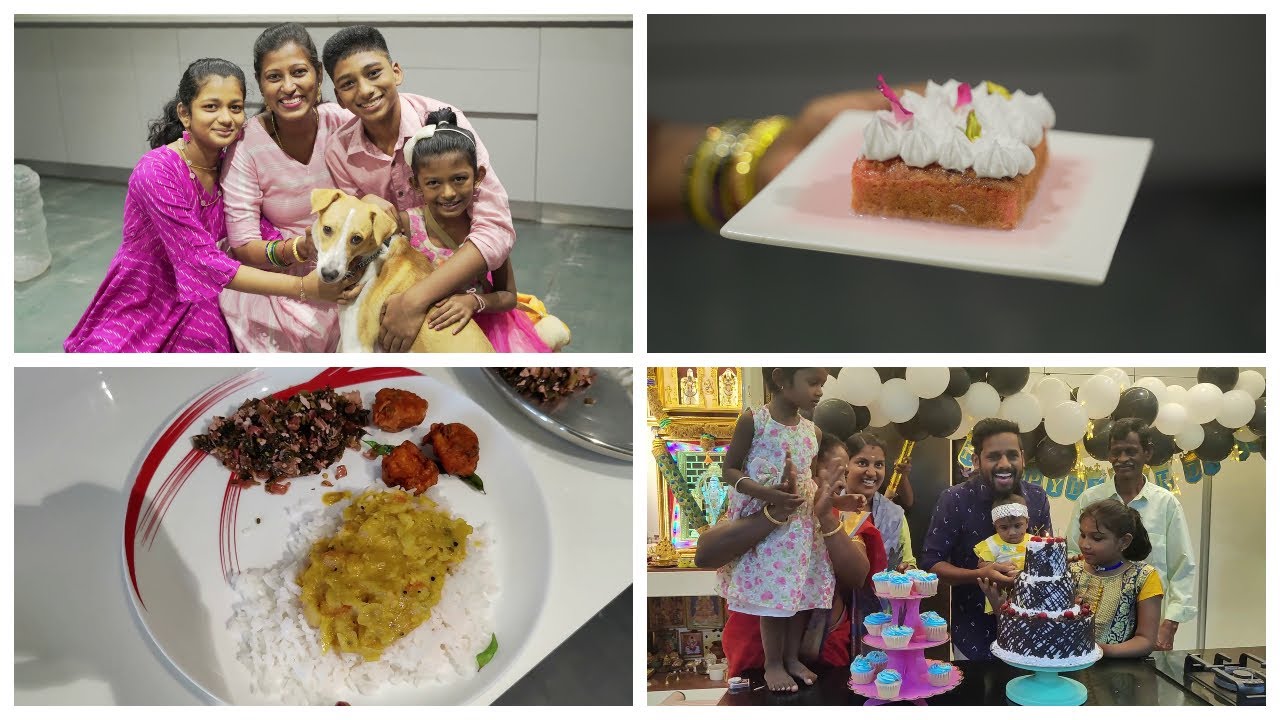 Oru cake pananum nu nenachadhu kuthama? Prawn 65 recipe/Ramesh thambi birthday vlog/Rose milk cake