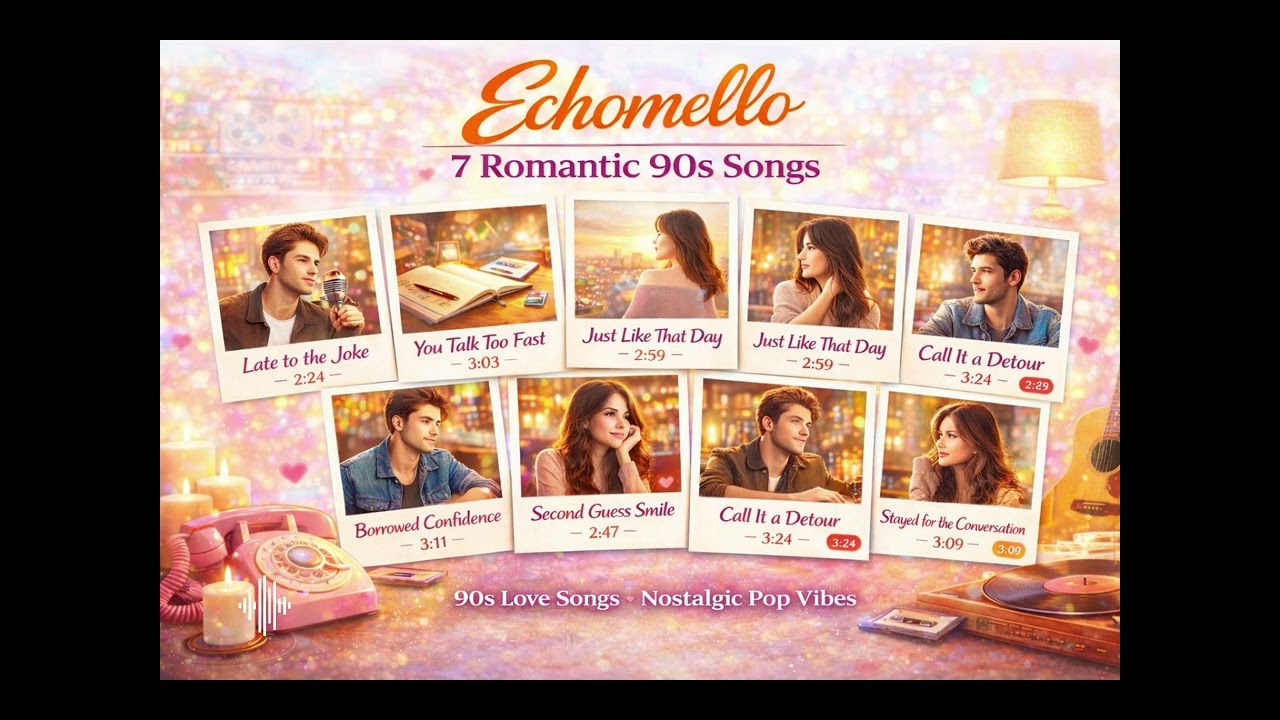 Bright 90s Love Pop | 7 Songs Playlist | Echomello ㅣ Catchy Vibes
