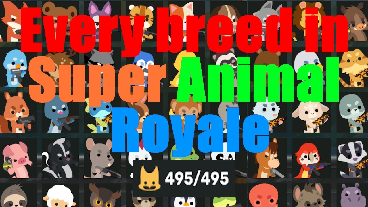Super Animal Royale All Animals pt:1