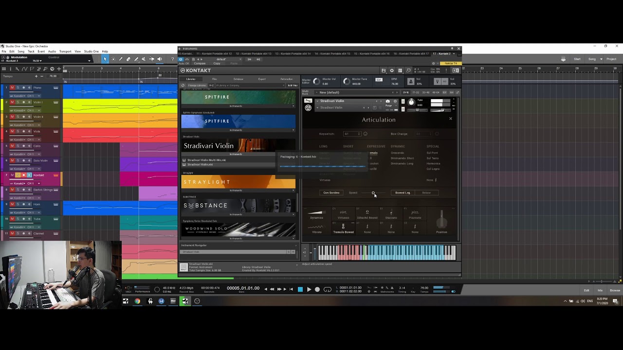 Native Instruments Stradivari Violin Demo & Review (Compare with Joshua Bell Violin too!)