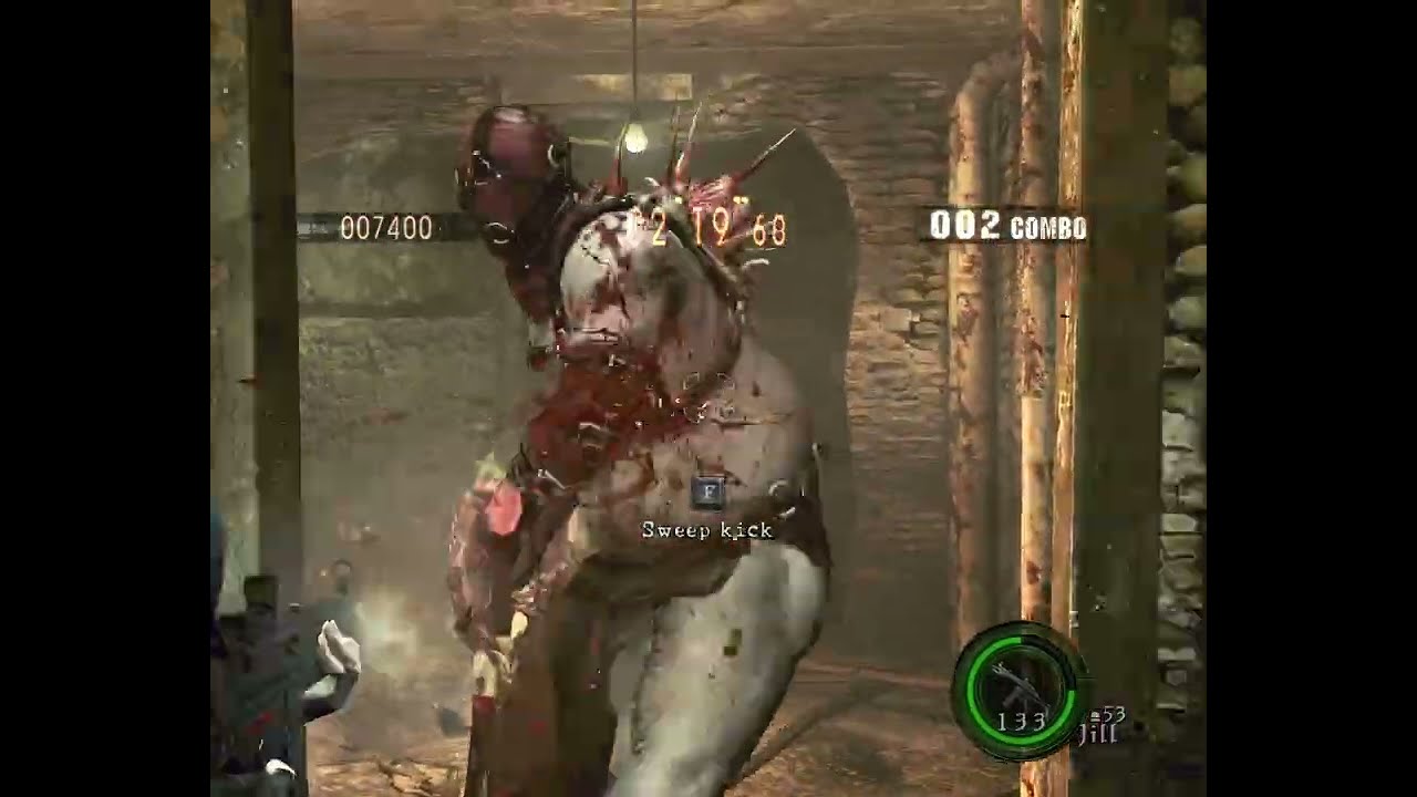 RE5 - The Mercenaries - Jill (BSAA) - SS Rank - Prison