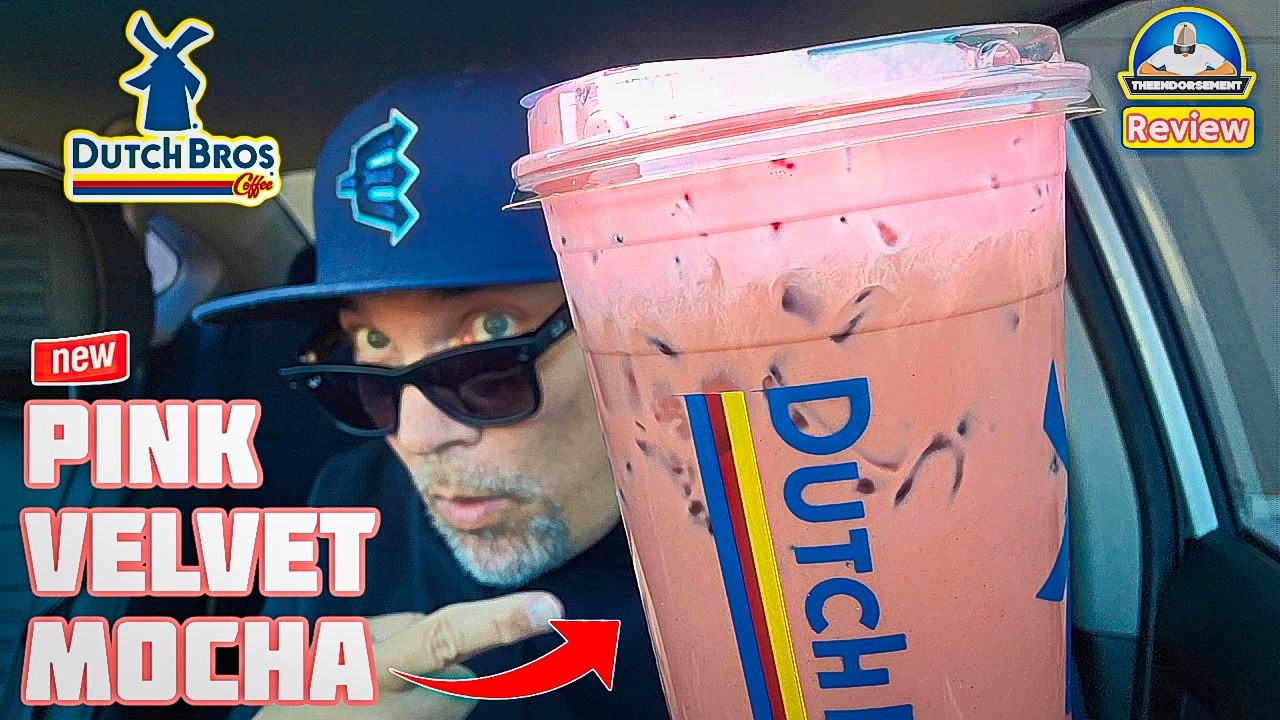 Отзыв о напитке Dutch Bros® Pink Velvet Mocha! | Меню ко Дню святого Валентина 2026! ❤️ | theendo...