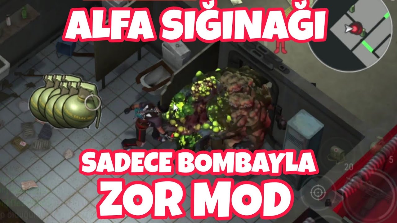 SADECE BOMBAYLA ALFA SIĞINAĞI ZOR MOD TEMİZLEME