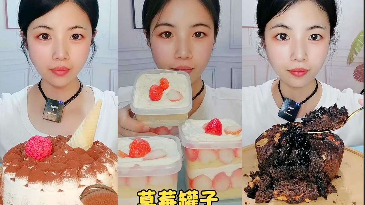 Homemade Cake and Brownie Eating Show | Calm Dessert Mukbang #98