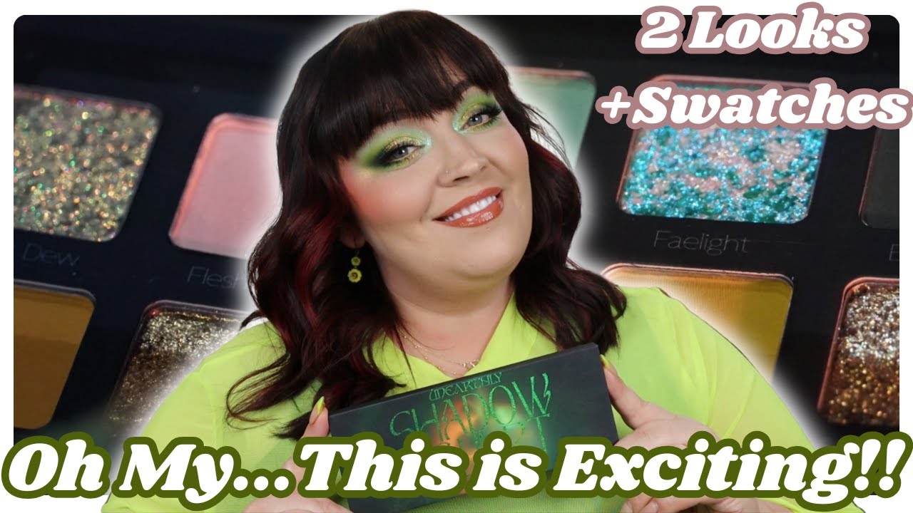 Unearthly Cosmetics Shadow Sculpt Ghoul Garden Palette 2 Looks + Swatches #indiebeauty