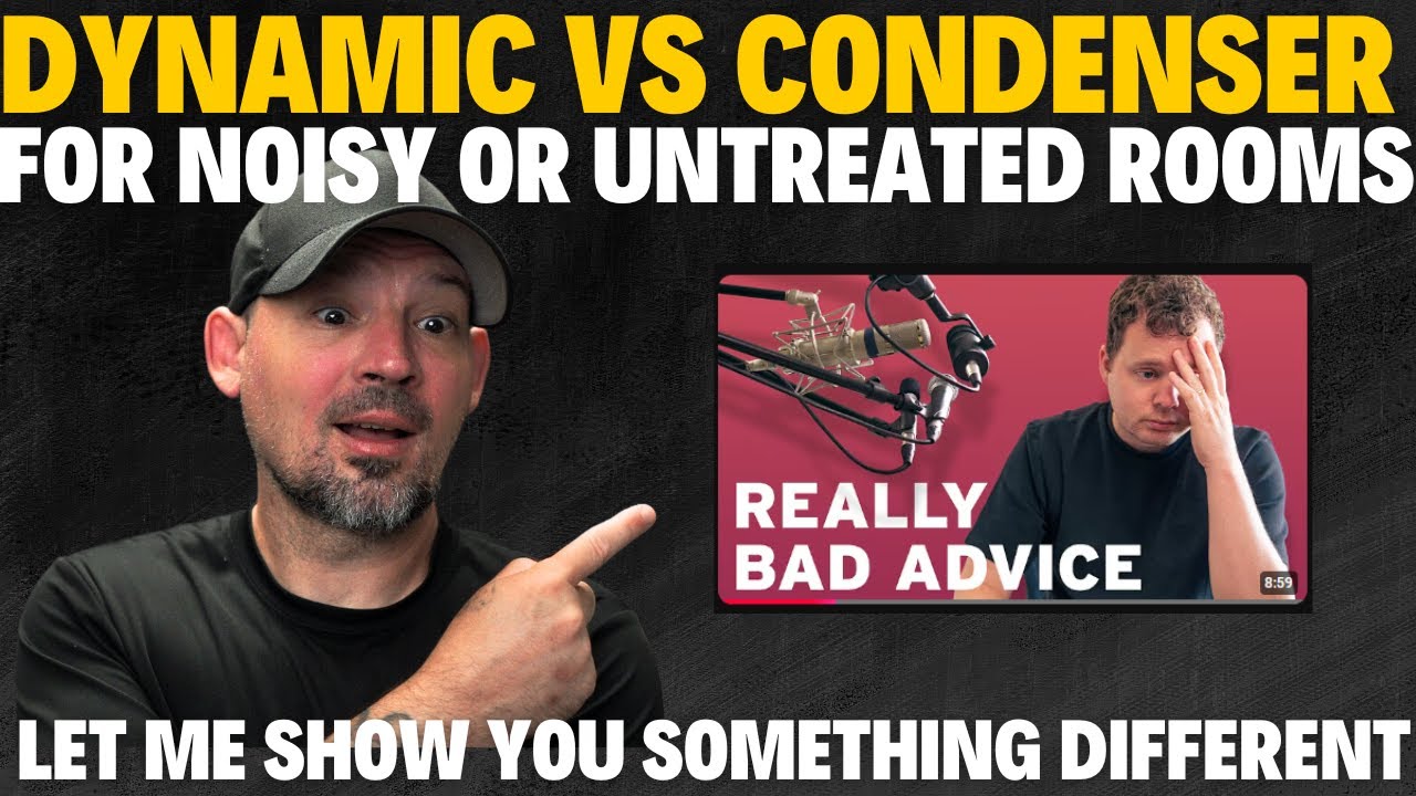 Proof - Dynamic vs. Condenser in a Untreated or Noisy Room