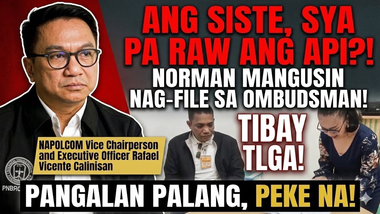 Commissioner Ralph Calinisan sinagot si Francis Leo Marcos. “NORMAN, NAGSAMPA NG KASO!”