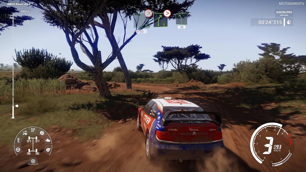 WRC 9 - Citroën Xsara WRC 2005 at Safari Rally Kenya Gameplay [Preview Version]