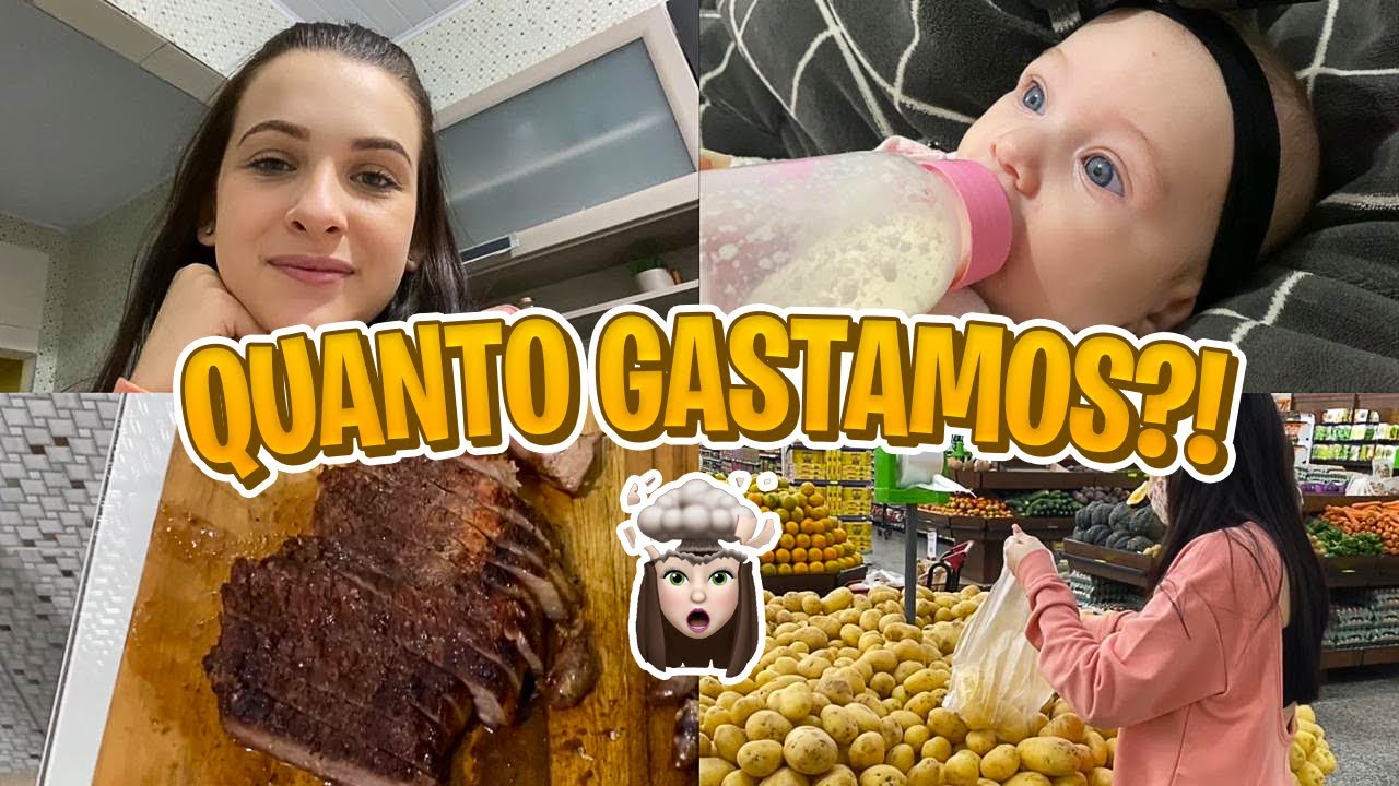 COMPRAS DO MÊS DE OUTUBRO, CHURRASCO A DOIS