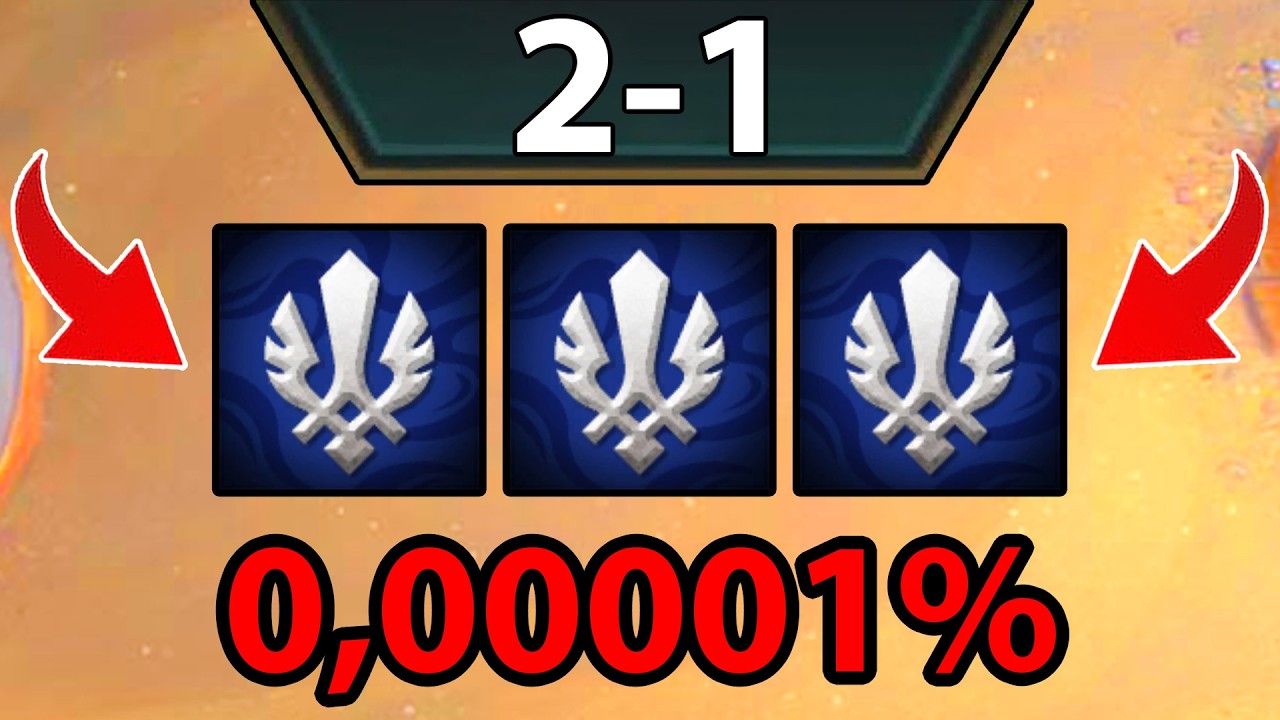0,00001% - Zdobyłem x3 Emblemat Demacii przy wyniku 2-1 !??
