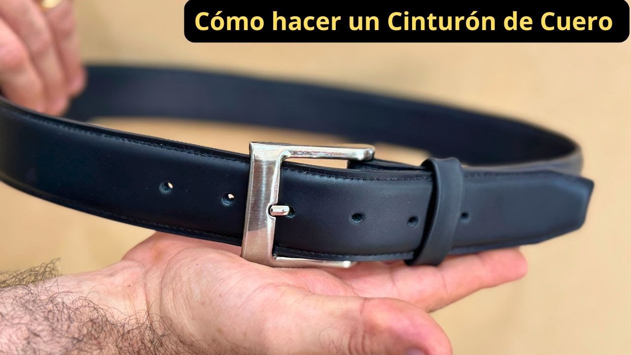 Cómo hacer un cinturón de cuero (explicación completa) contenido exclusivo para miembros.