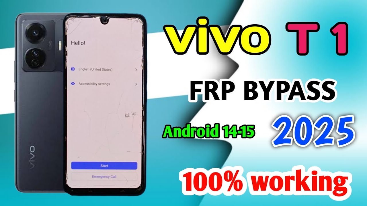 Vivo t1 frp bypass android 14,15 || vivo t1 frp lock bypass without pc 2025