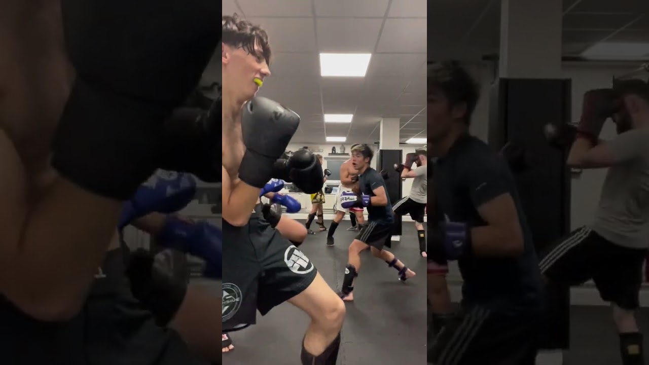 Muay Thai training at Northside Gym