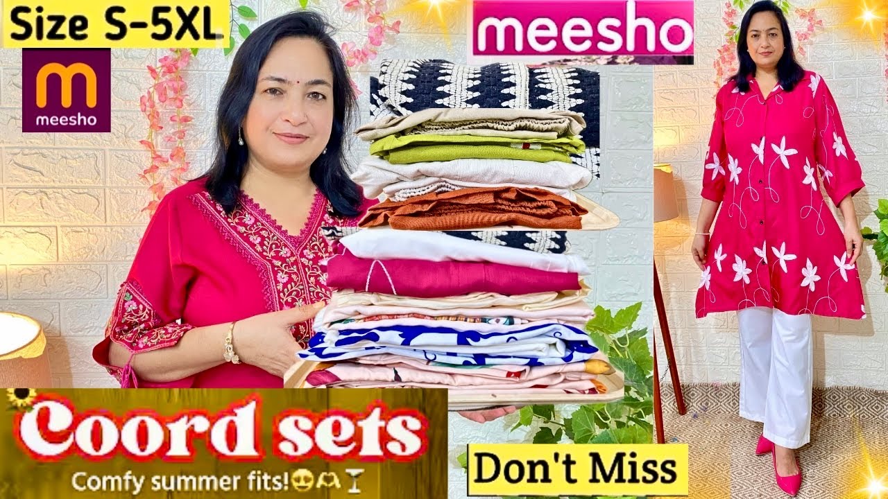 👚Meesho Co‑ord Set Haul😊 | Worth It or Waste? Honest Try-On #ashigautam  #meeshocoordset