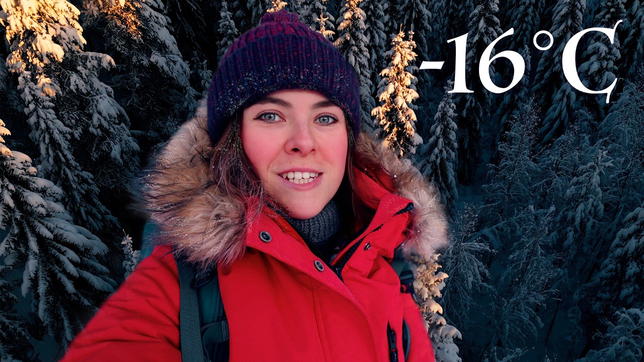 COLDEST DAY THIS WINTER! –16°C in Northern Sweden ❄️