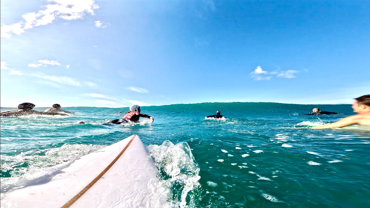 Raw POV First Pipe Swell