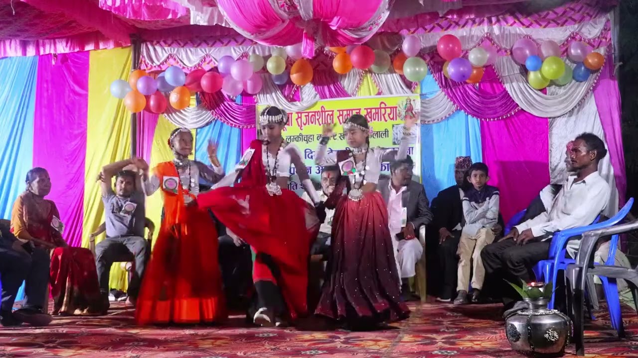 Hali hali nacham diura new tharu dashani program dance video 2081