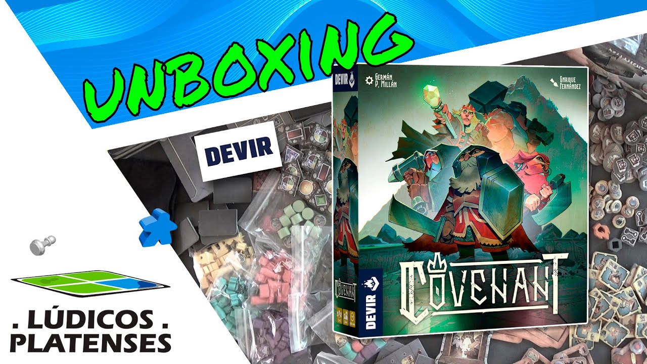 COVENANT | Unboxing y detalle de componentes | Devir