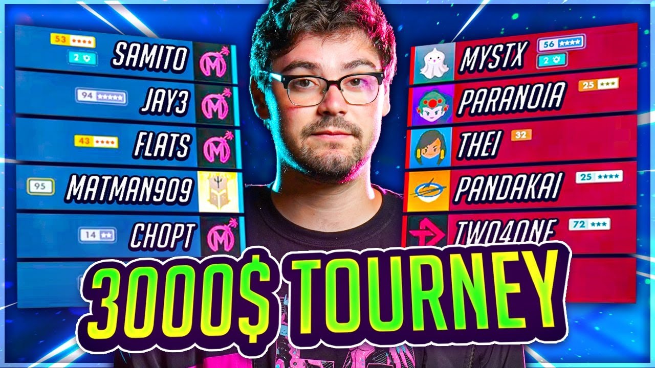 DESTROYING as Doomfist in a 3000$ Pro Tourney w/ Jay3 Flats KarQ Matman and Chopt!