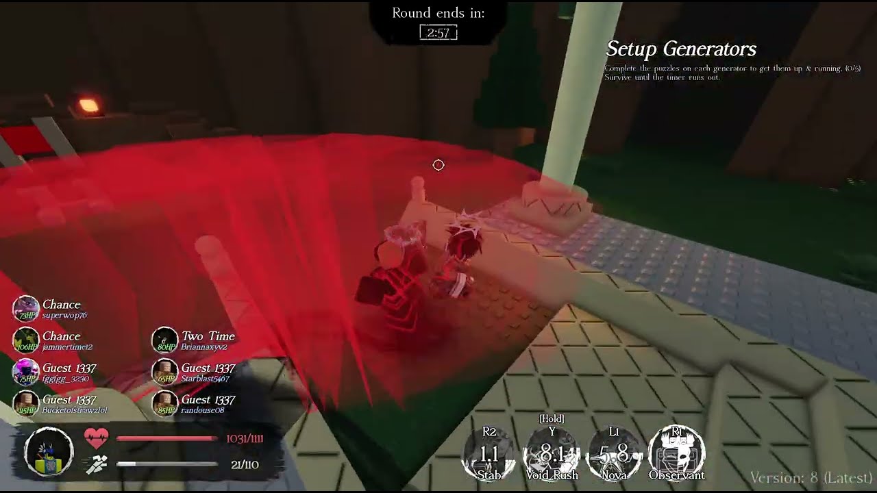 playing forsaken with my idiot 