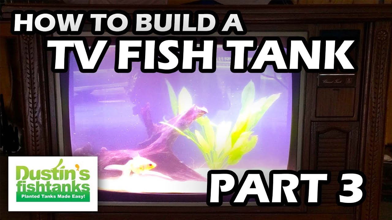 How To Build an Aquarium TV-   Fish Tank TV Part 3