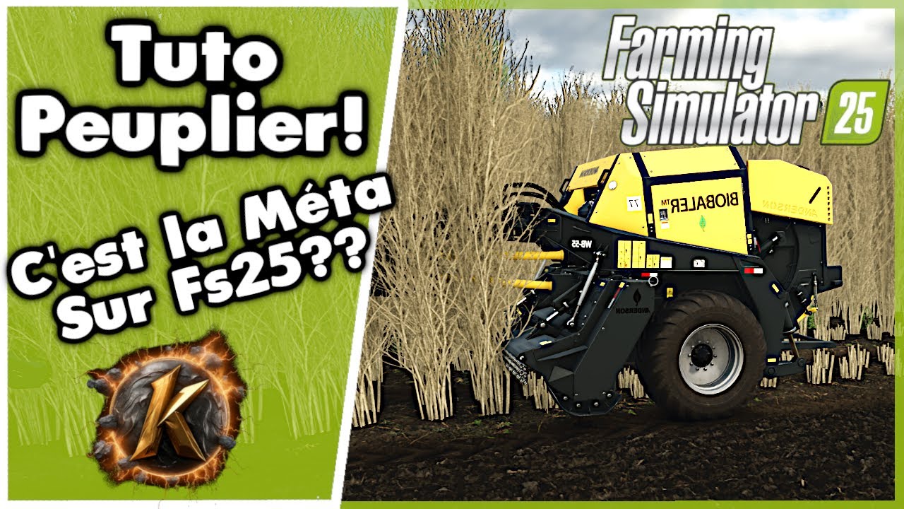 Fs25 Tuto Peuplier! Combien ca rapporte? Comment ca fonctionne, comment on r&eacute;colte!!? #fs25