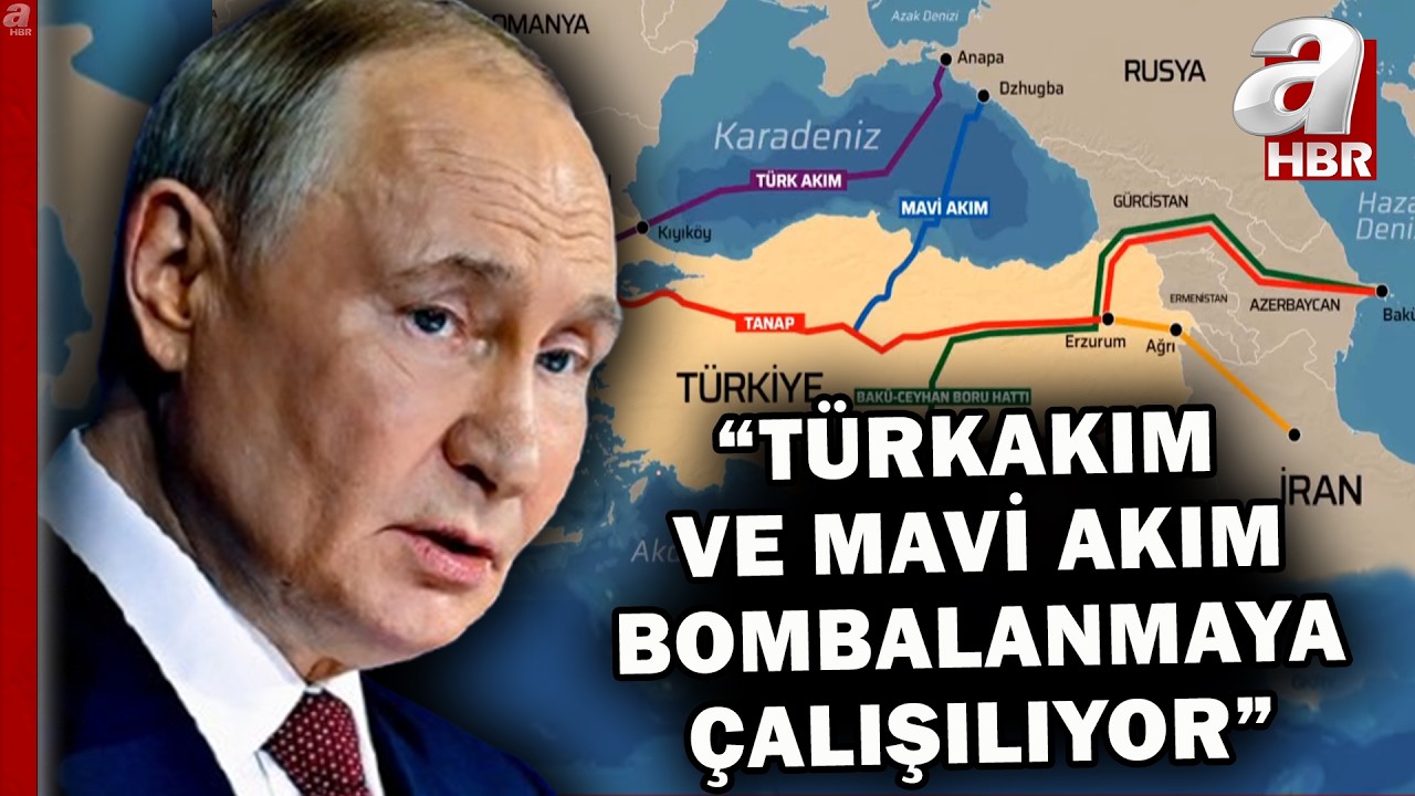 Putin'den TürkAkım-Mavi Akım'a sabotaj iddiası: Bombalanmaya çalışılıyor! | A Haber
