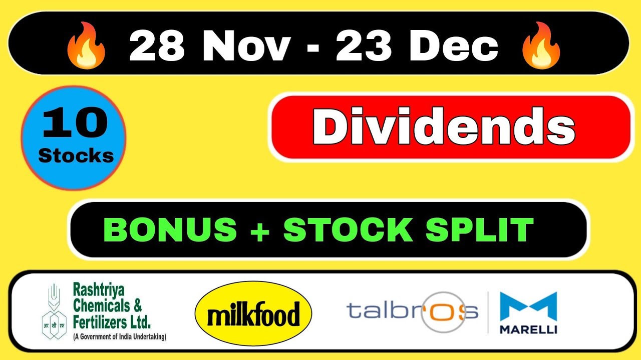 Best upcoming Dividend 2023 | Latest dividend dates| High Dividend stocks ex dates | #dividend