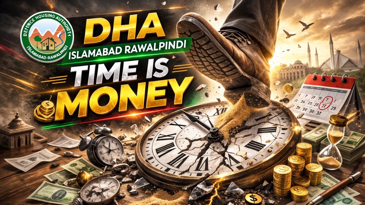 DHA Islamabad Rawalpindi - Time is Money ⏳