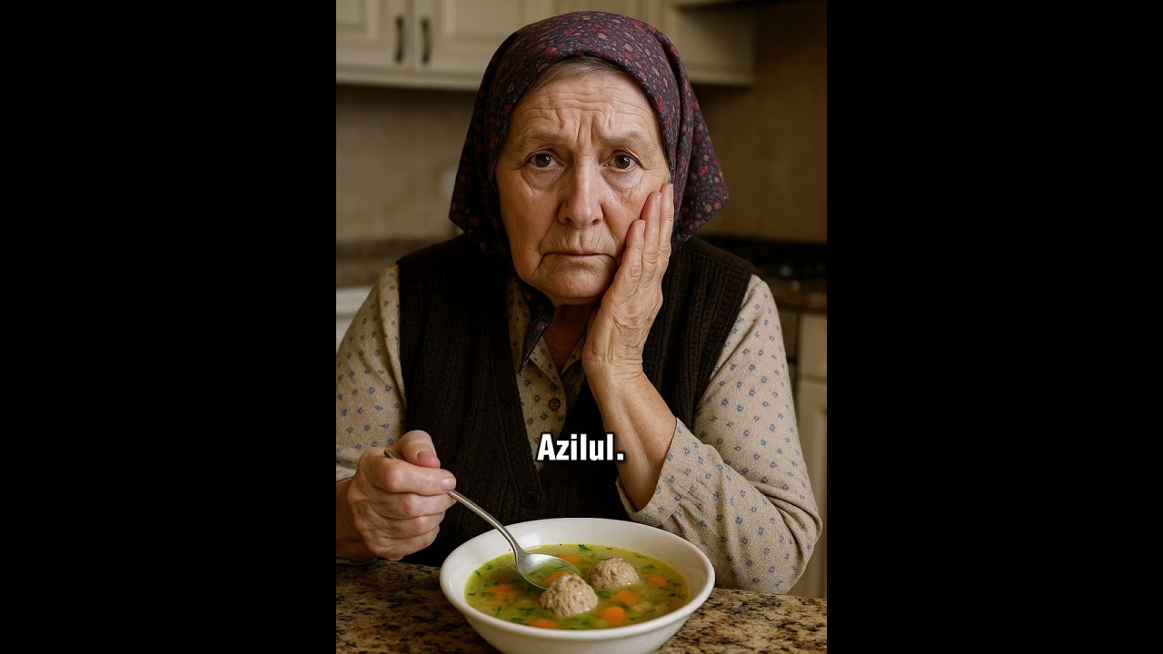 Mâncam o ciorbă de perișoare când am auzit vocea nurorii mele