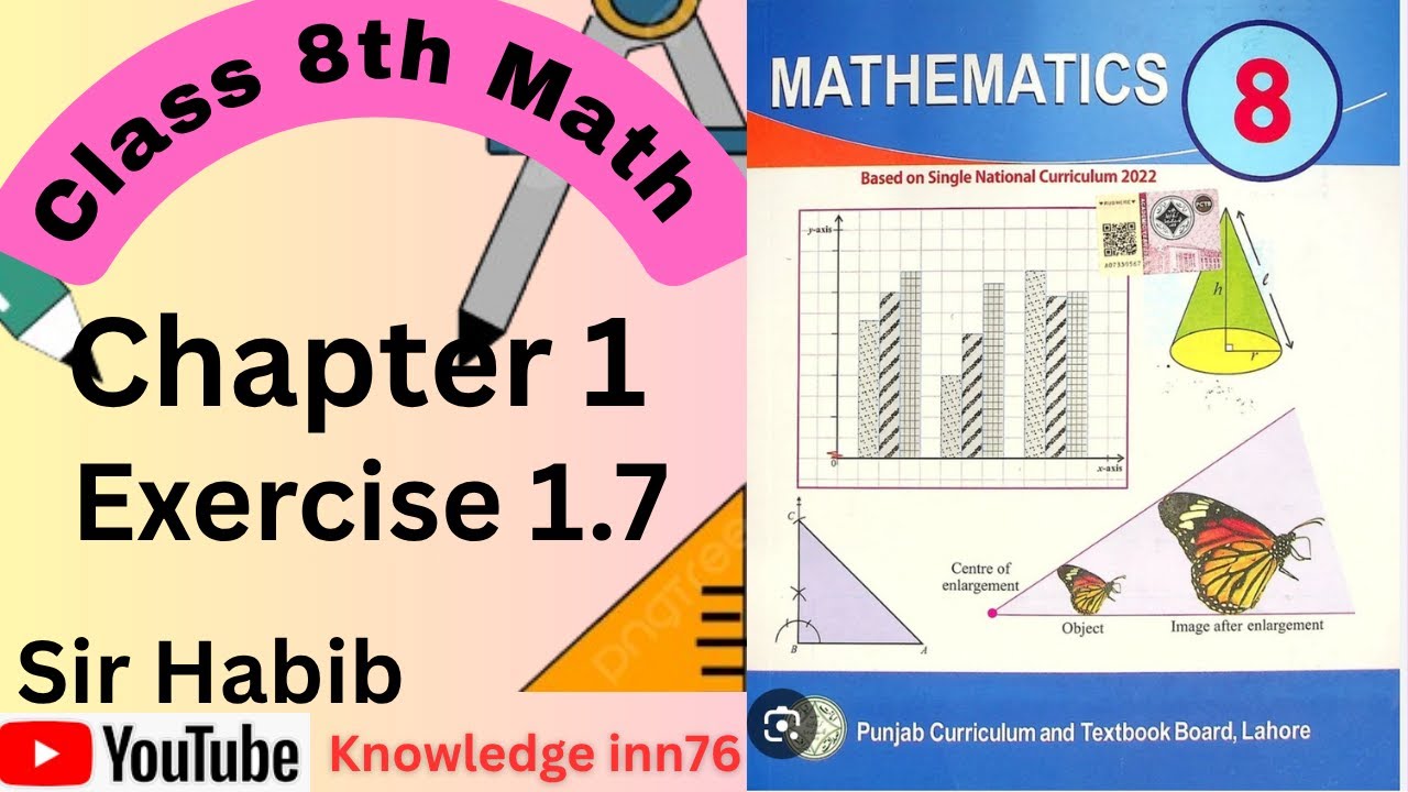 Class 8 Math New Book Chapter 1 Exercise 1.7 | Math 8th New Book Unit 1 Exercise 1.7