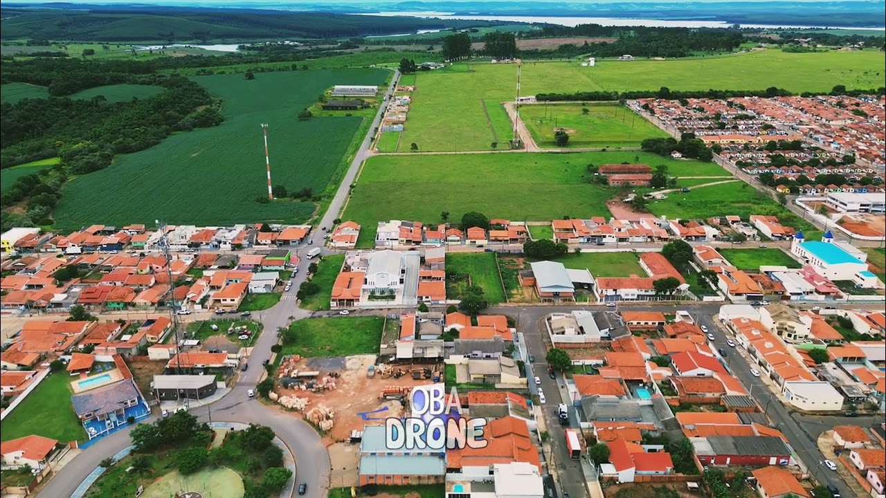 Voo sobre Paranapanema, pequena cidade do interior de São Paulo