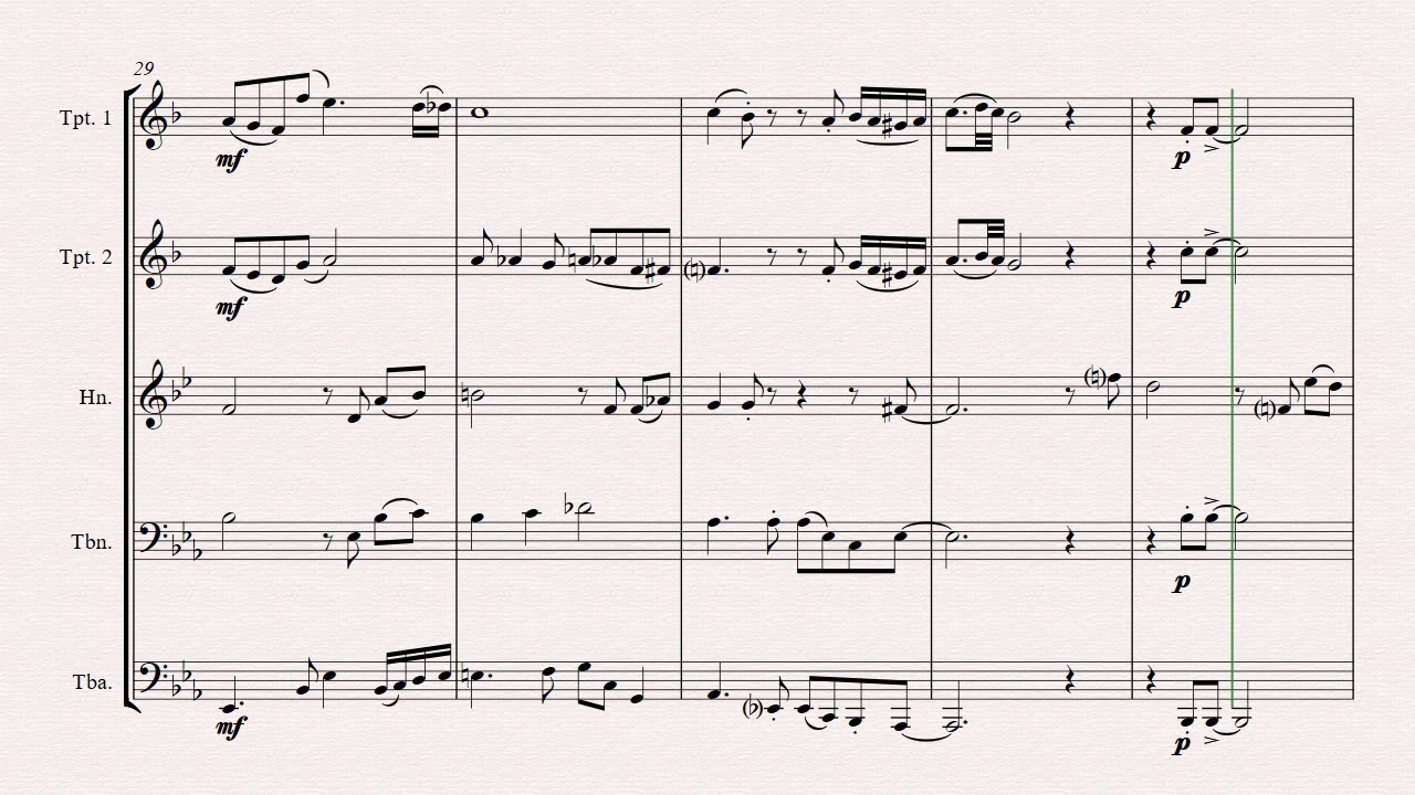 My Way - Sinatra - Brass Quintet