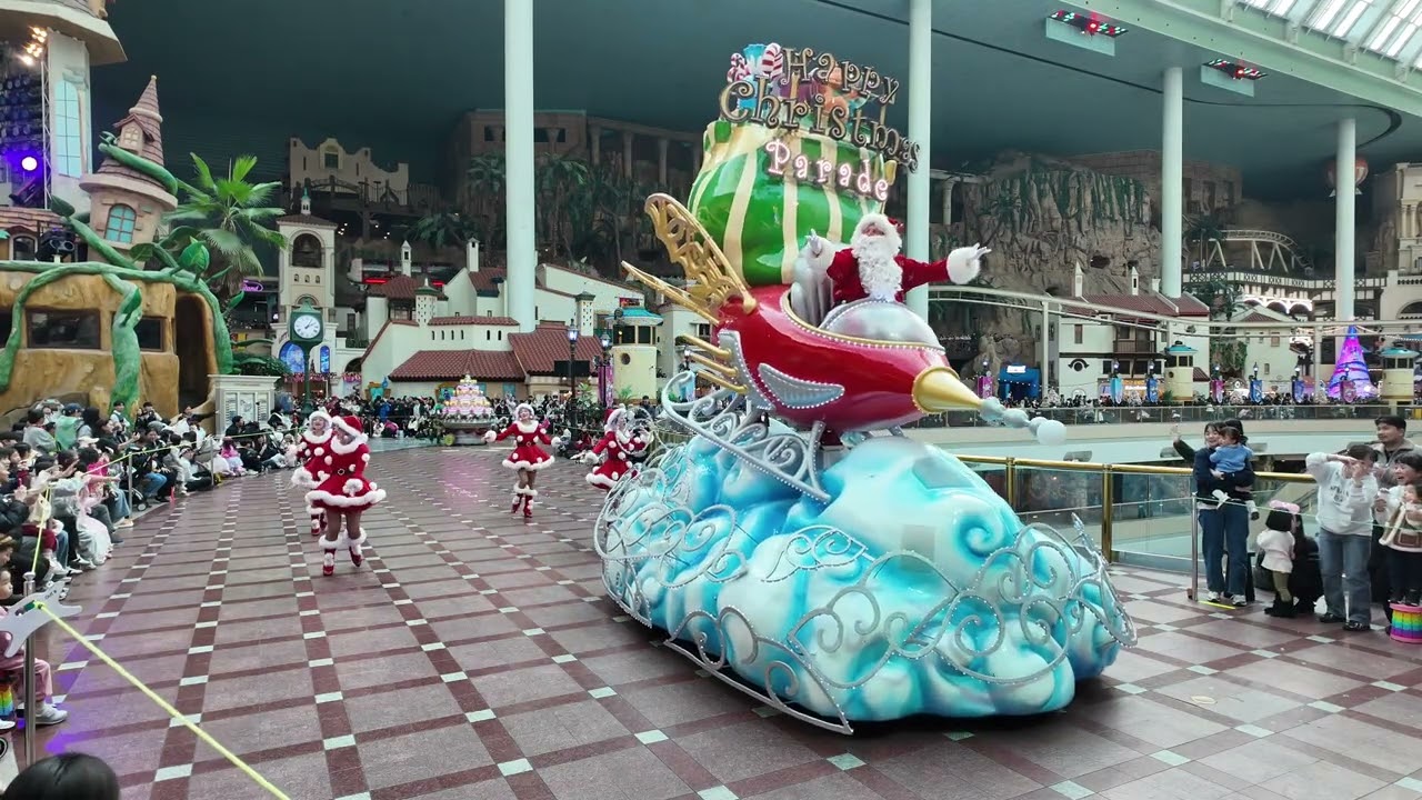 (4K) 25.12.10 롯데월드 퍼레이드 공연_해피크리스마스_풀버전 Lotte World parade,Happy Christmas 
