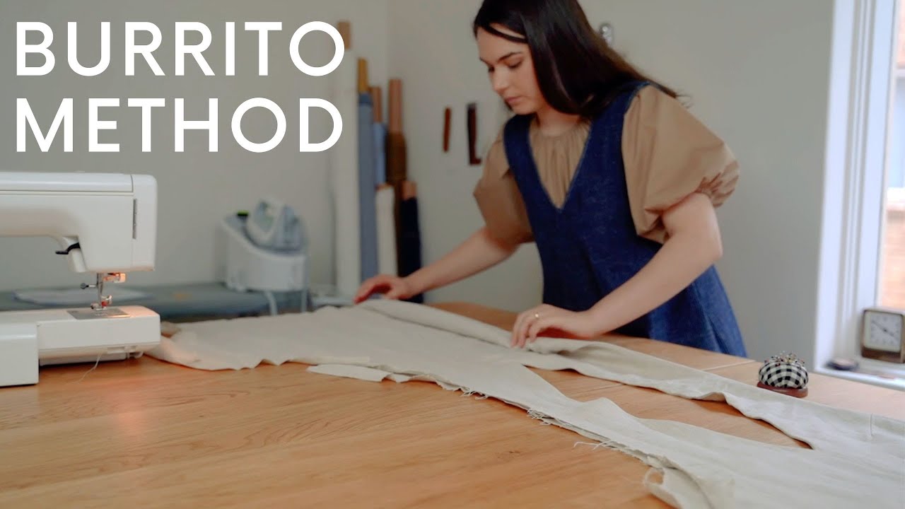 Burrito Method Tutorial | Sewing the Ora Pinafore Dress Pattern