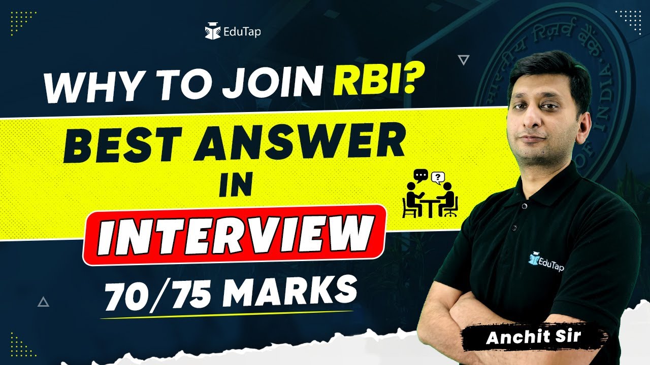 RBI Grade B Interview Preparation Strategy | RBI Grade B Interview Experience & Question | EduTap
