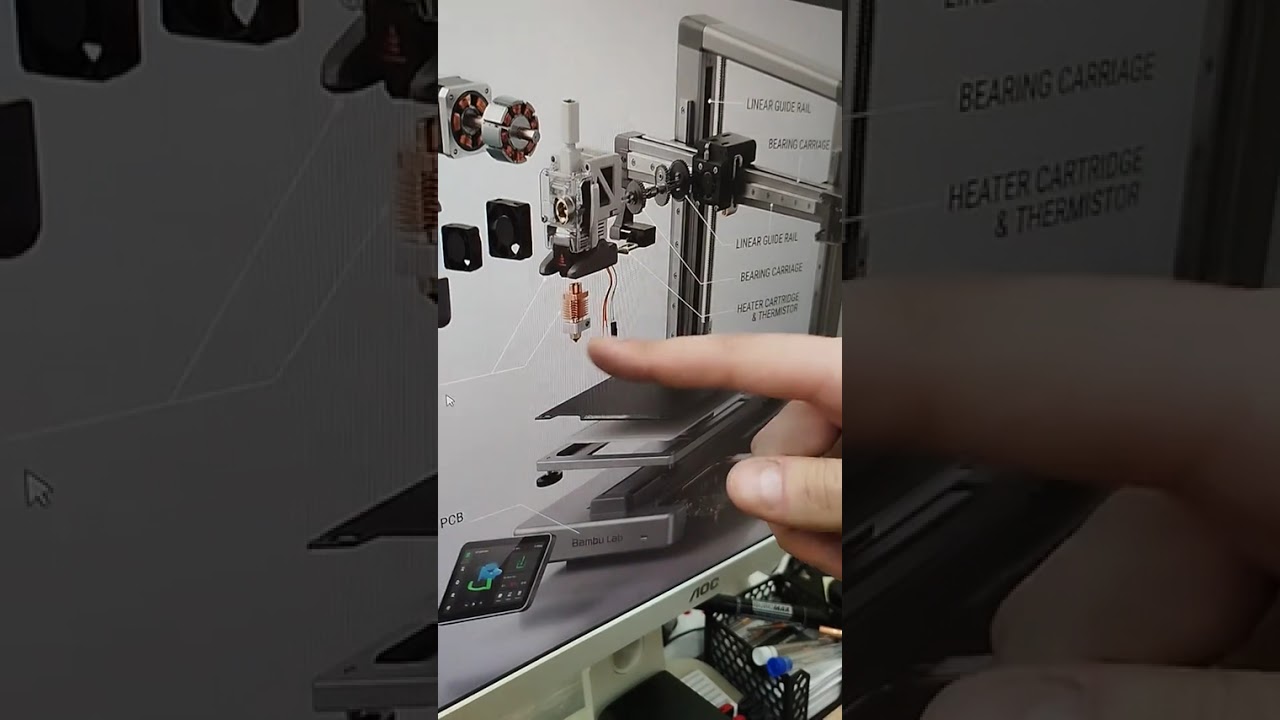 Розібрали Bambu Lab A1 за трендом. Інженерів затягує. Зайві деталі? #bambulab