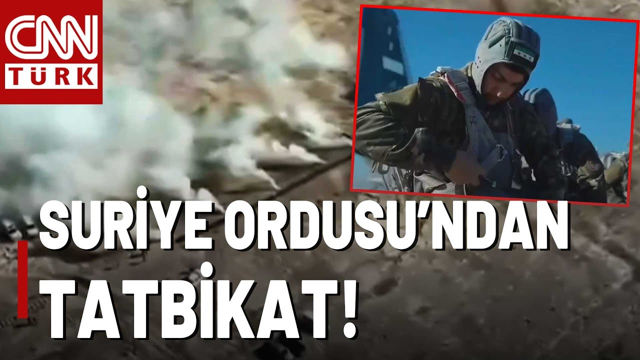 Suriye Ordusu'ndan Dünyaya Mesaj! İşte O İndirme Tatbikatı...