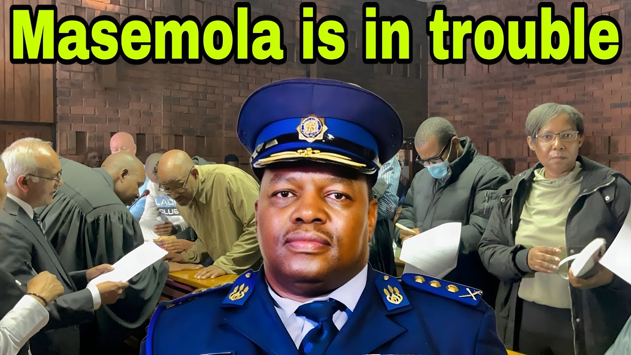 Генерал Масемола в беде. 12 полицейских предстали перед судом, а 4 дадут показания в суде.